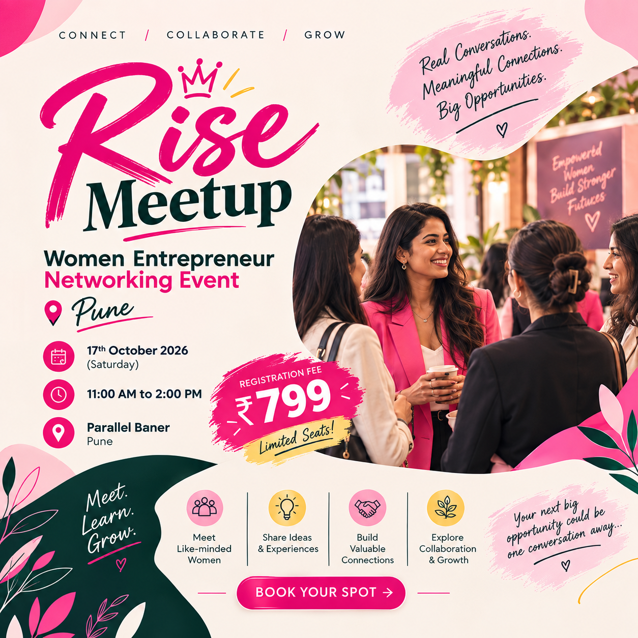 RISE Meetup – Women Entrepreneur Networking Event | Pune