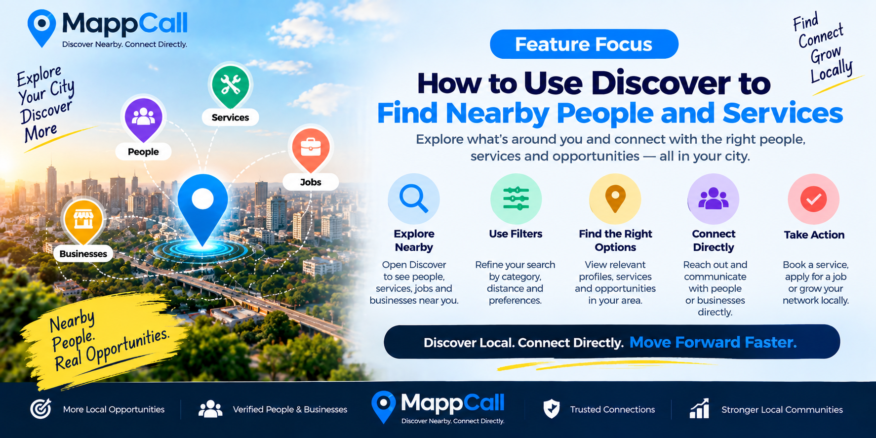 How to Use Discover to Find Nearby People and Services
