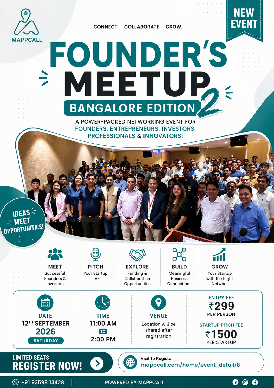 MappCall Founder's Meetup – Bangalore Edition 2
