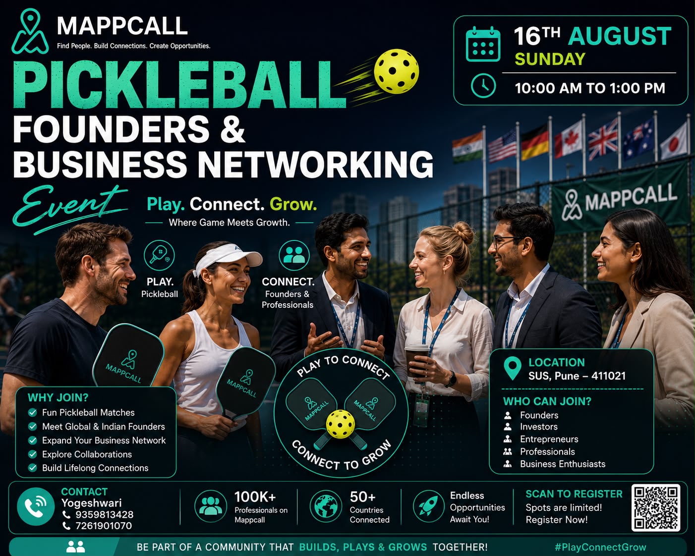 Pickleball, Founders & Business Networking Event