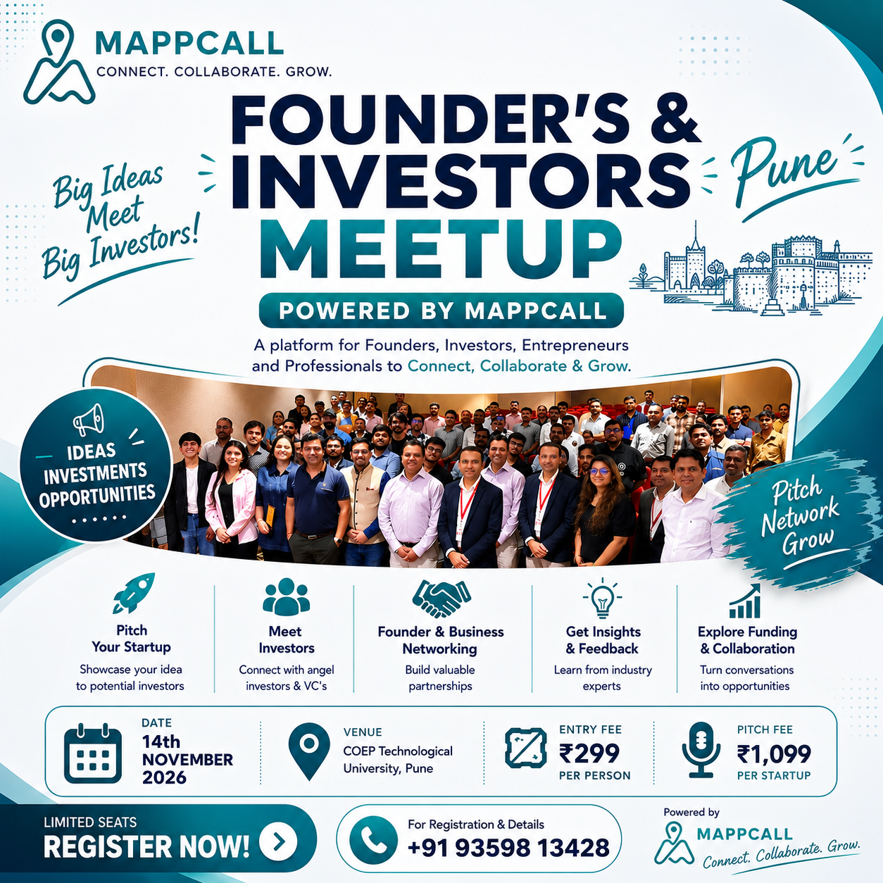 MappCall Founder’s & Investors Meetup – Pune