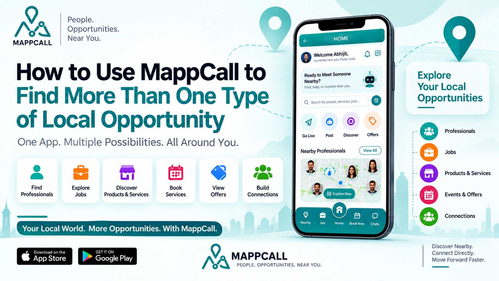 How to Use MappCall to Find More Than One Type of Local Opportunity