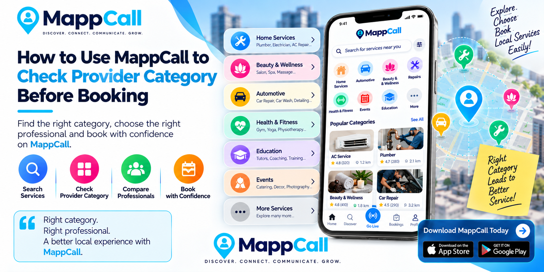 How to Use MappCall to Check Provider Category Before Booking
