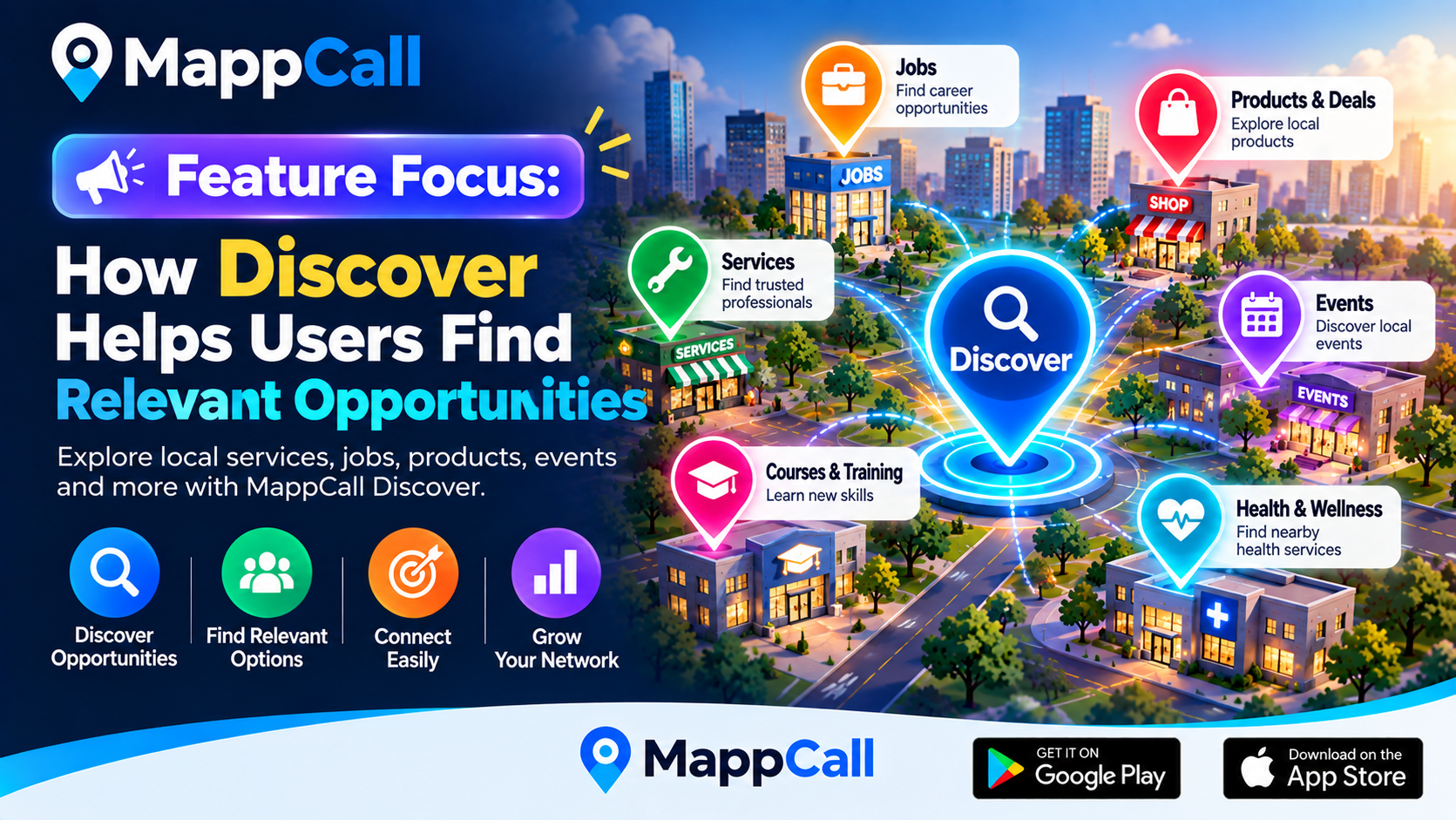 How MappCall Geo Location Discovery Helps Users Find Relevant Opportunities