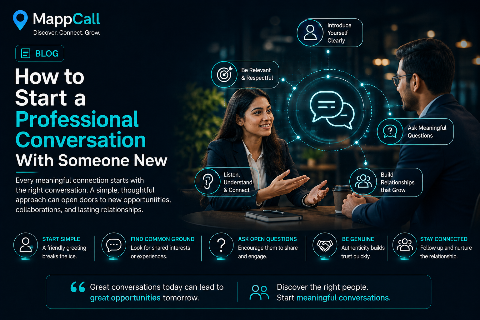 How to Start a Professional Conversation With Someone New