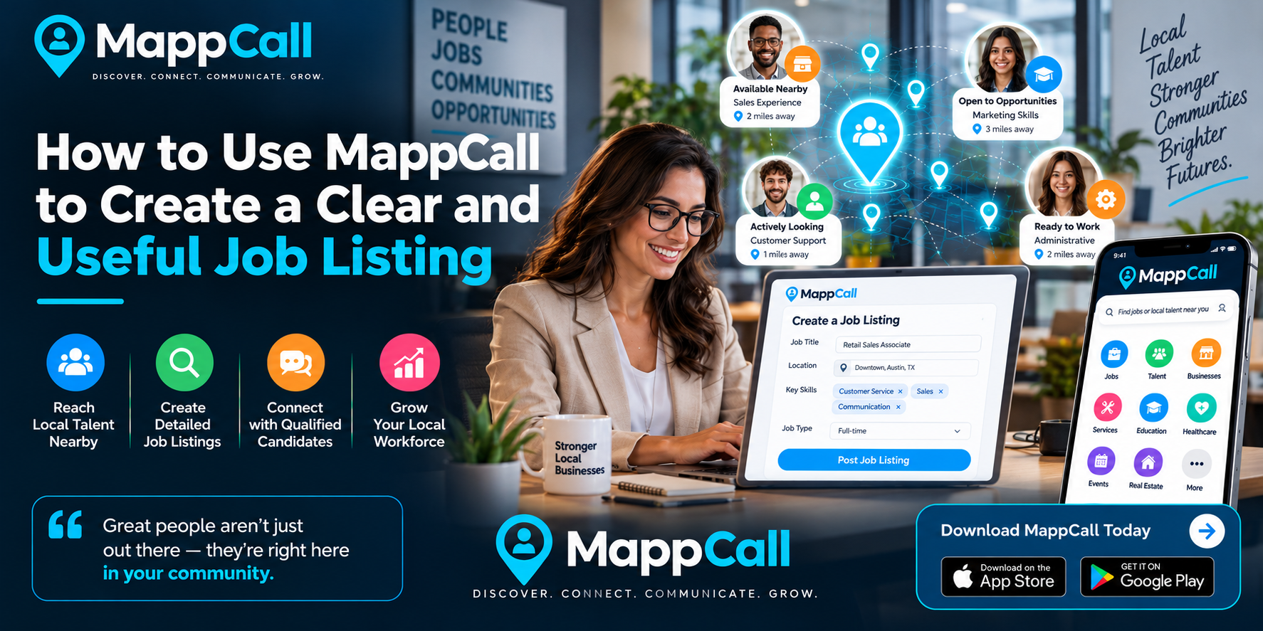 How to Use MappCall to Create a Clear and Useful Job Listing