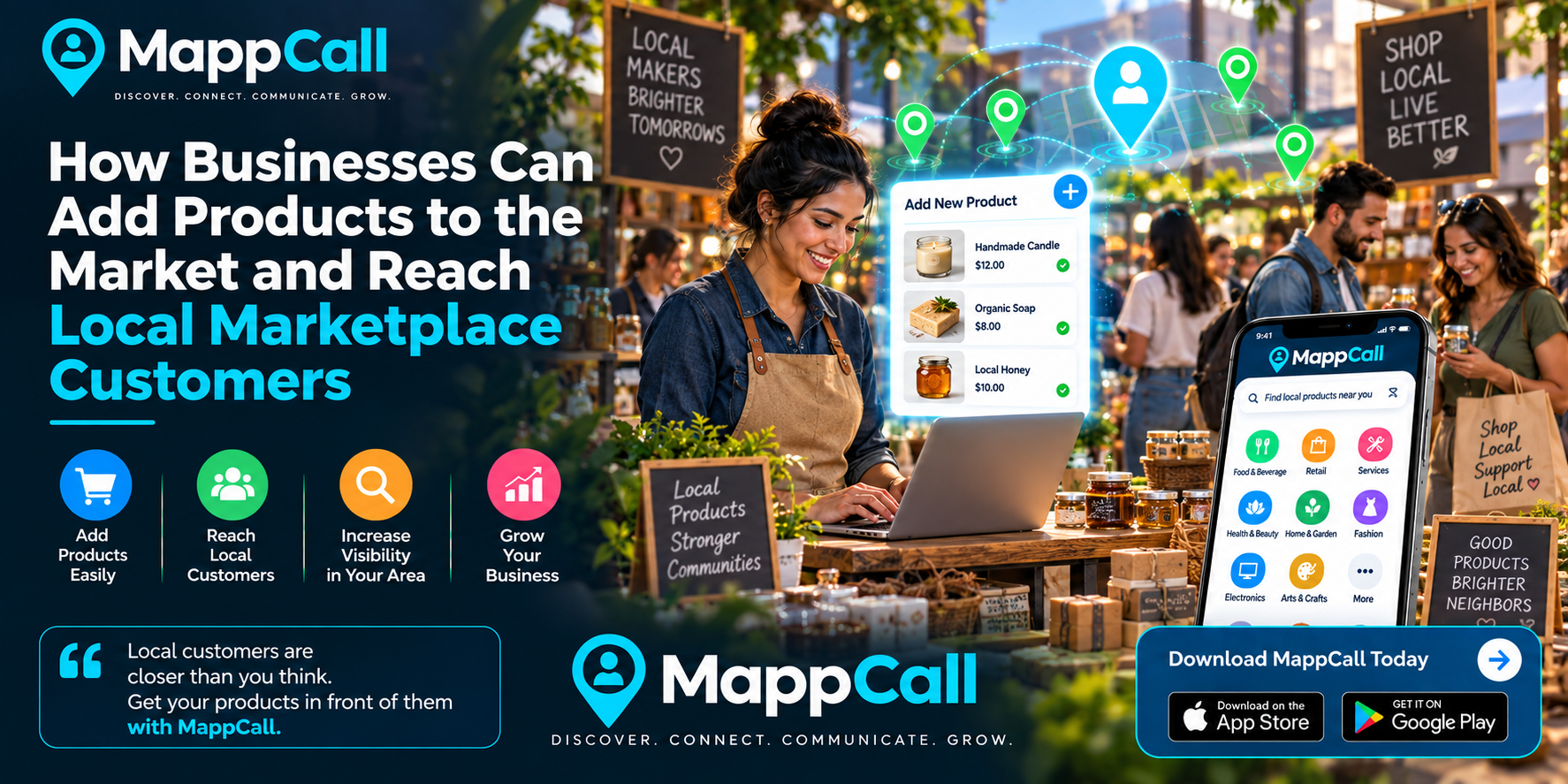 How Businesses Can Add Products to the Market and Reach Local Marketplace Customers