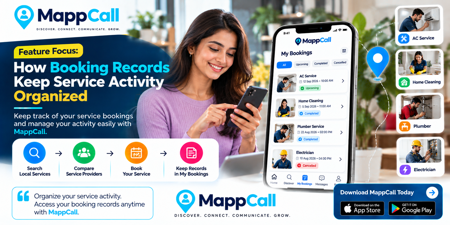 How Booking Records Keep Service Activity Organized