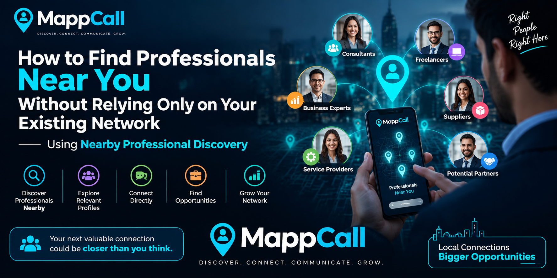 How to Find Professionals Near You Without Relying Only on Your Existing Network Using Nearby Professional Discovery